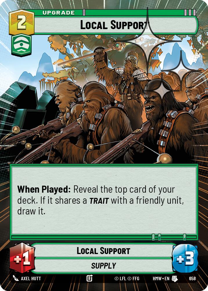 Local Support (Hyperspace Foil), Homeworlds 658