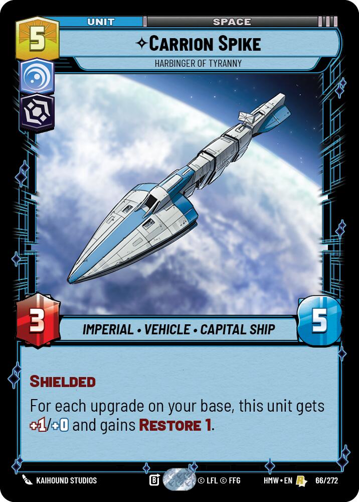 Carrion Spike - Harbinger of Tyranny, Homeworlds 66/272