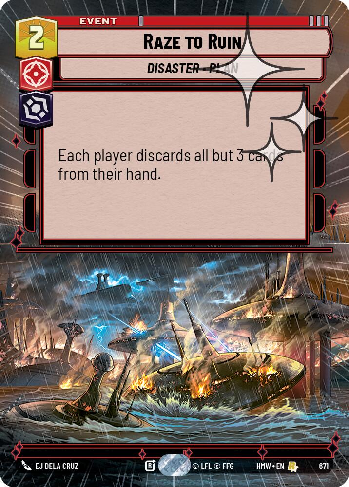 Raze to Ruin (Hyperspace Foil), Homeworlds 671