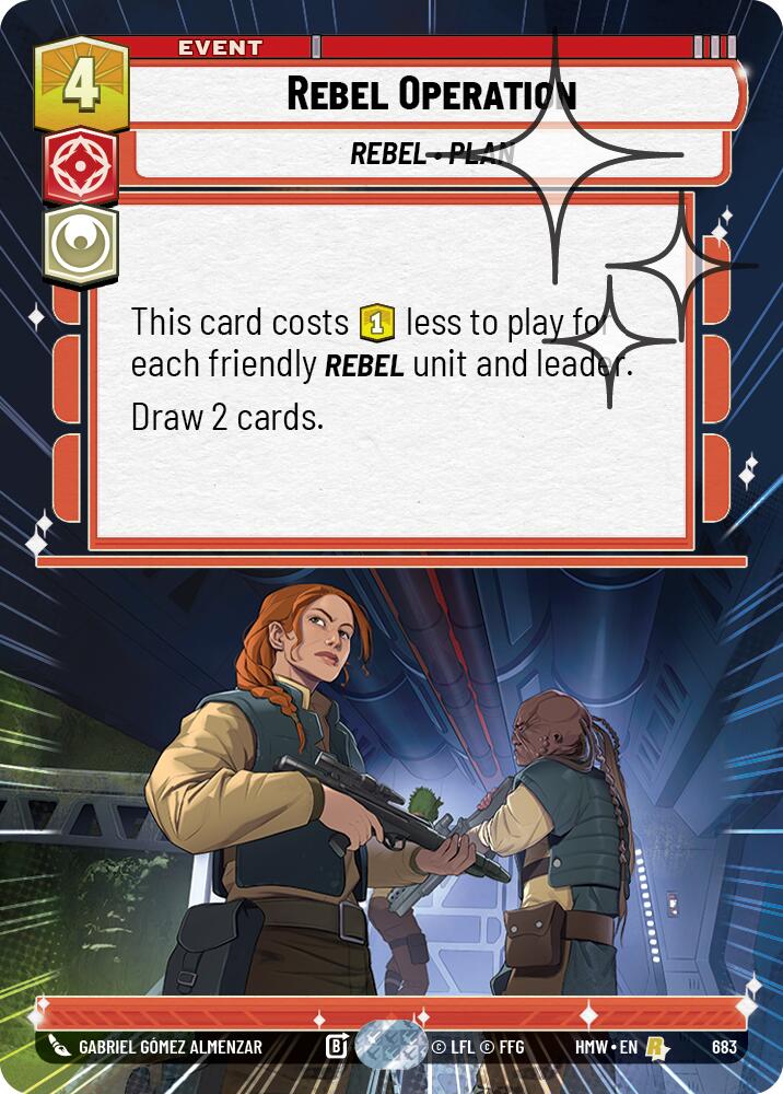 Rebel Operation (Hyperspace Foil), Homeworlds 683