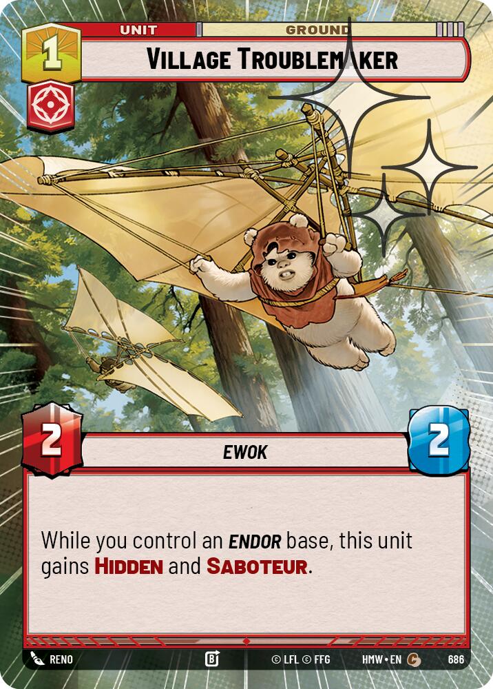 Village Troublemaker (Hyperspace Foil), Homeworlds 686