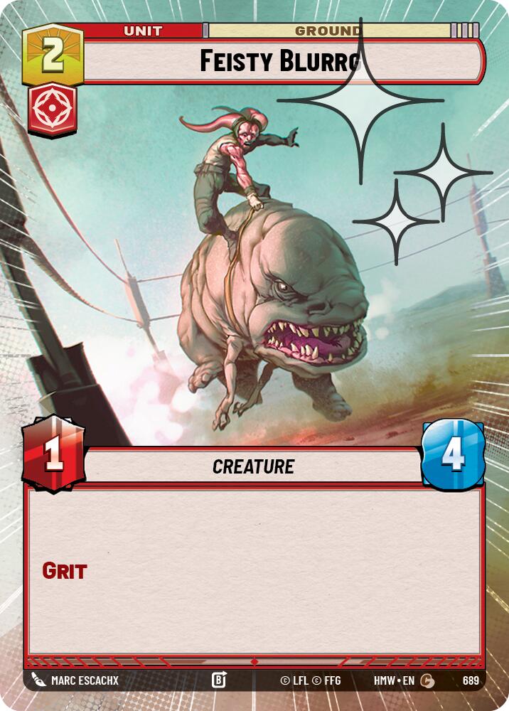 Feisty Blurrg (Hyperspace Foil), Homeworlds 689