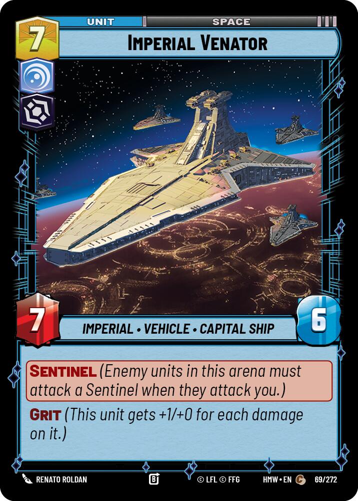 Imperial Venator, Homeworlds 69/272