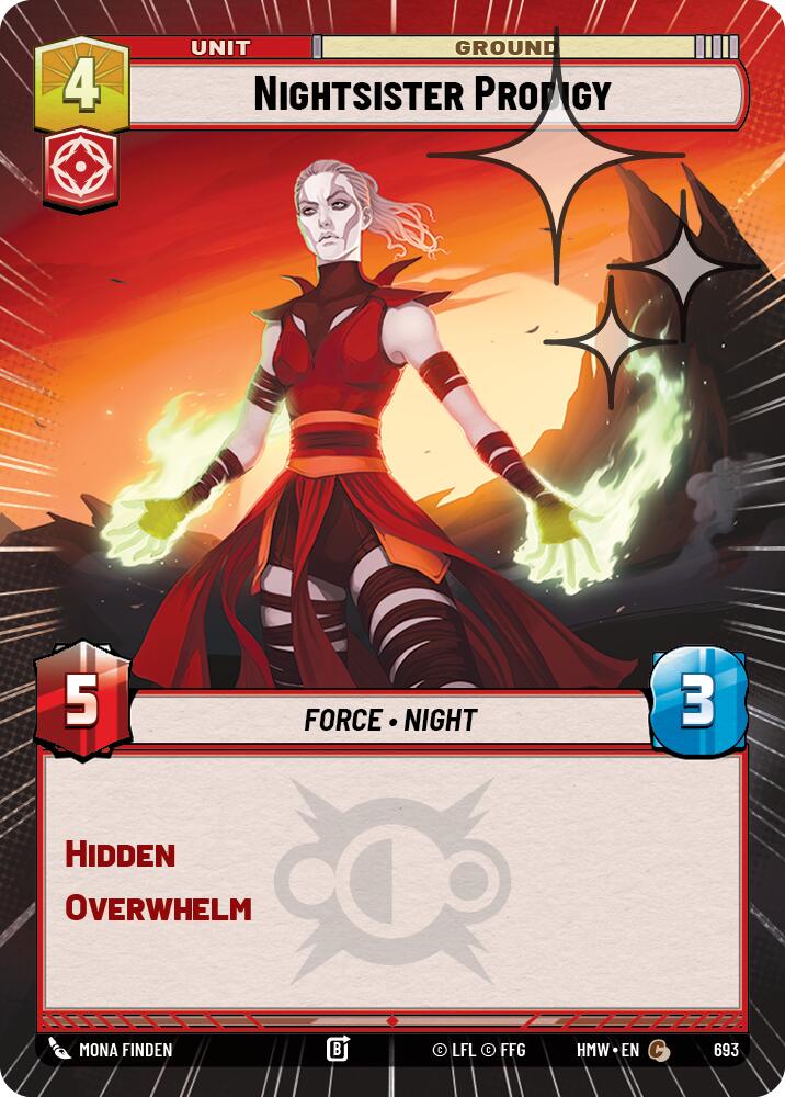 Nightsister Prodigy (Hyperspace Foil), Homeworlds 693