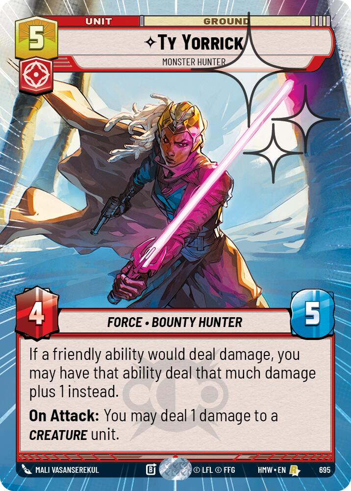 Ty Yorrick - Monster Hunter (Hyperspace Foil), Homeworlds 695