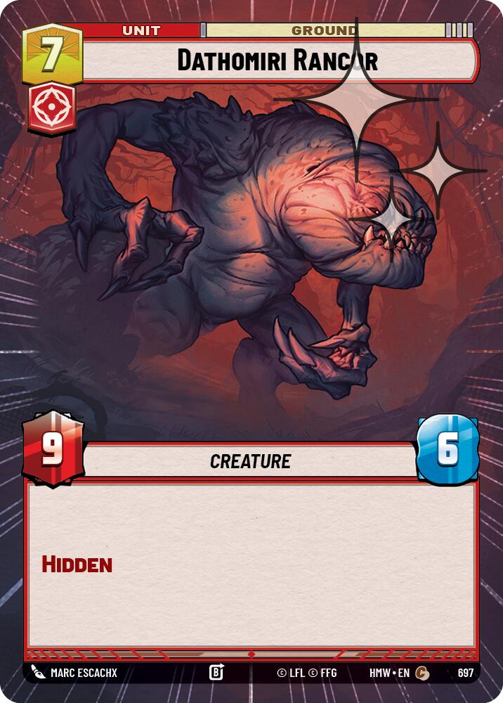 Dathomiri Rancor (Hyperspace Foil), Homeworlds 697