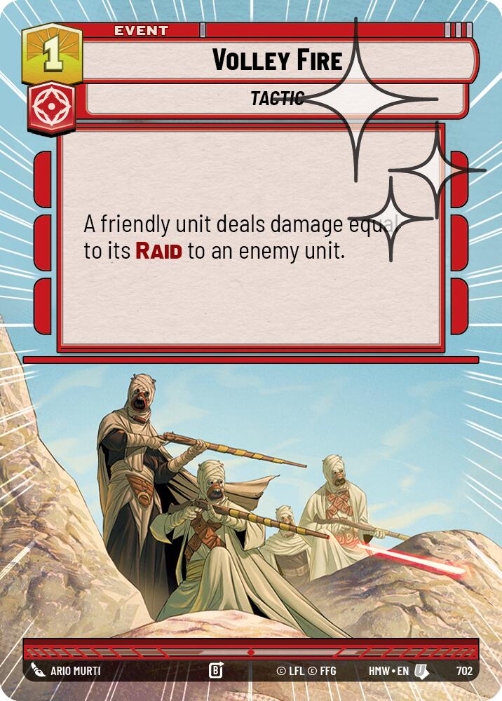 Volley Fire (Hyperspace Foil), Homeworlds 702