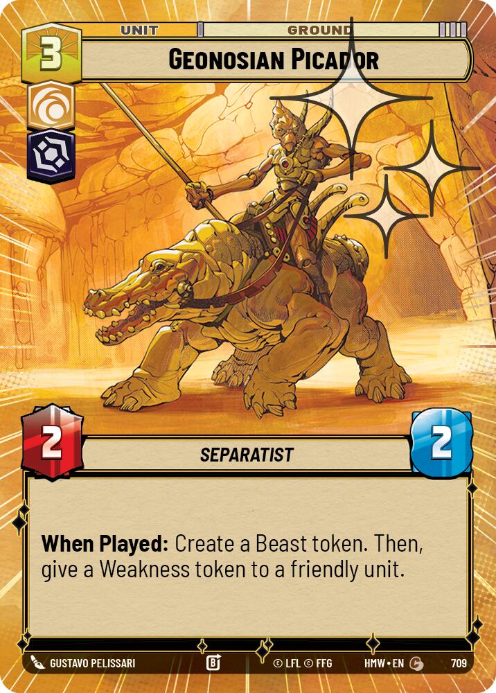 Geonosian Picador (Hyperspace Foil), Homeworlds 709