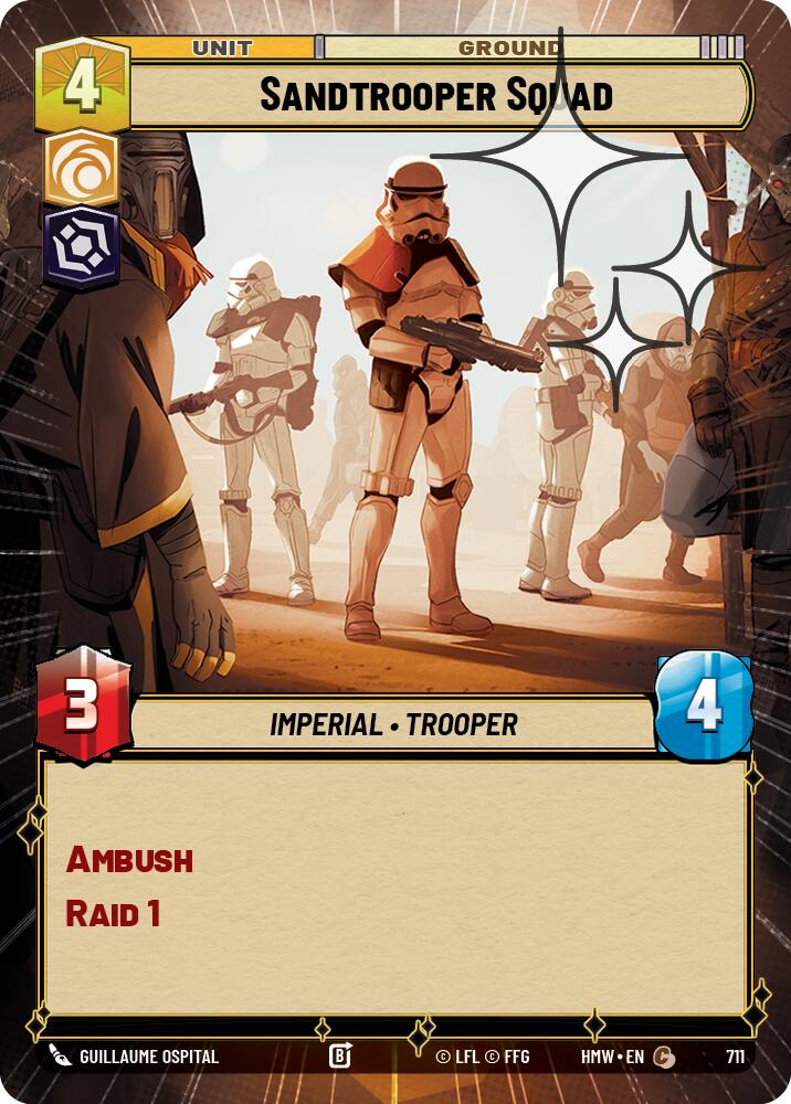 Sandtrooper Squad (Hyperspace Foil), Homeworlds 711