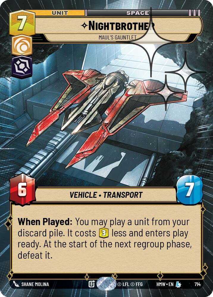 Nightbrother - Maul's Gauntlet (Hyperspace Foil), Homeworlds 714