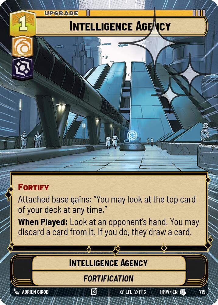 Intelligence Agency (Hyperspace Foil), Homeworlds 715
