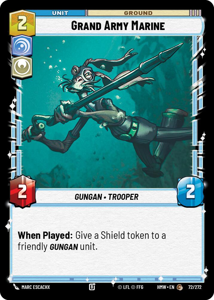 Grand Army Marine, Homeworlds 72/272