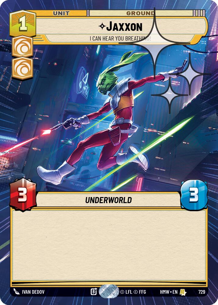 Jaxxon - I Can Hear You Breathing! (Hyperspace Foil), Homeworlds 729