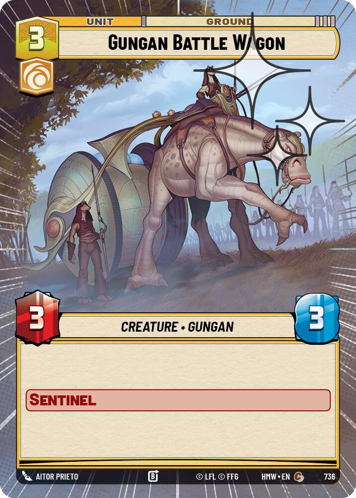 Gungan Battle Wagon (Hyperspace Foil), Homeworlds 736