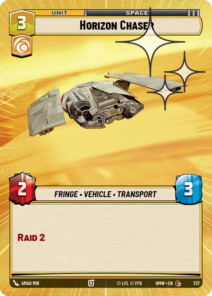 Horizon Chaser (Hyperspace Foil), Homeworlds 737
