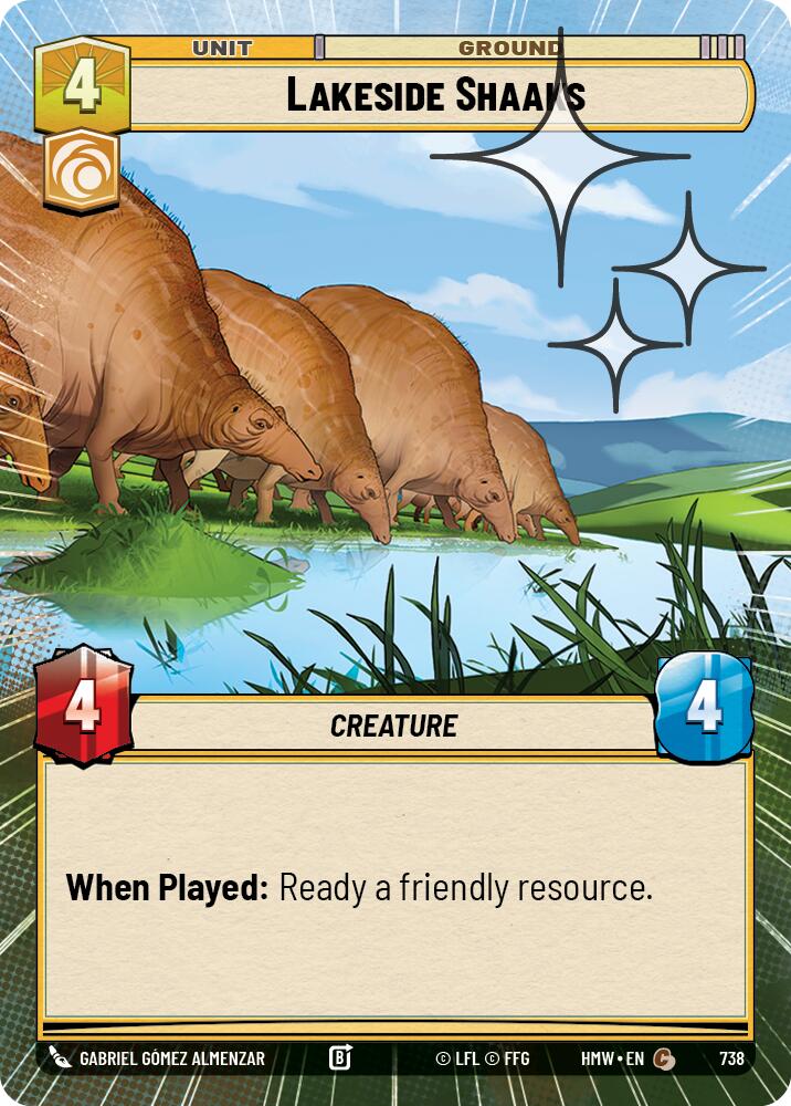 Lakeside Shaaks (Hyperspace Foil), Homeworlds 738