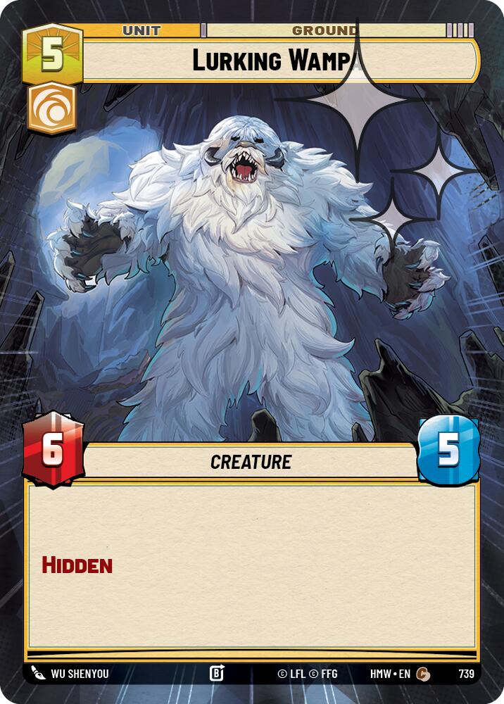 Lurking Wampa (Hyperspace Foil), Homeworlds 739