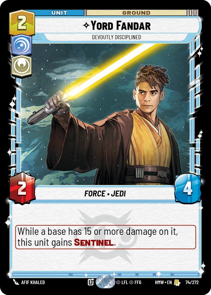 Yord Fandar - Devoutly Disciplined, Homeworlds 74/272