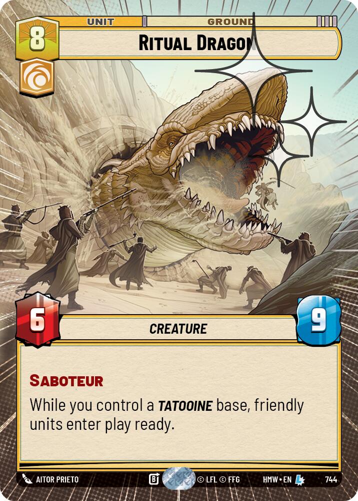 Ritual Dragon (Hyperspace Foil), Homeworlds 744
