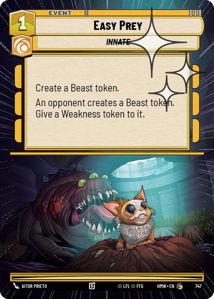 Easy Prey (Hyperspace Foil), Homeworlds 747