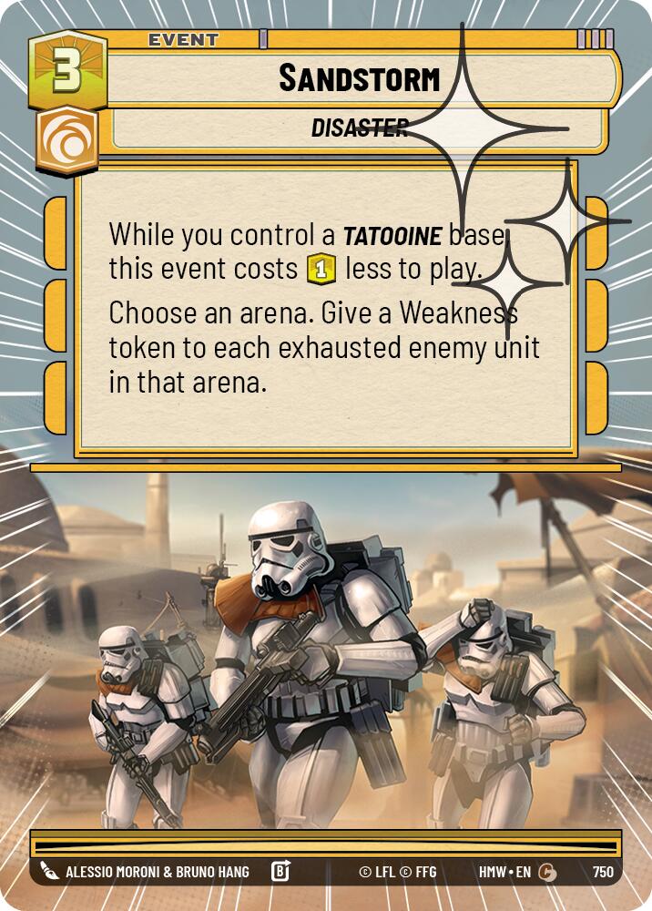 Sandstorm (Hyperspace Foil), Homeworlds 750