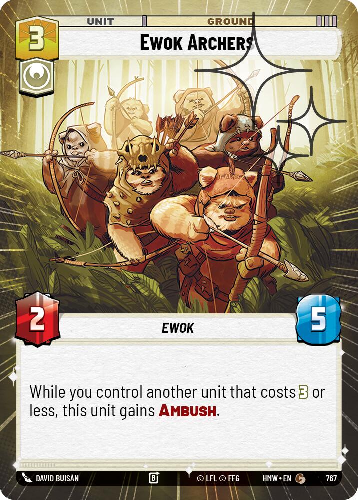 Ewok Archers (Hyperspace Foil), Homeworlds 767