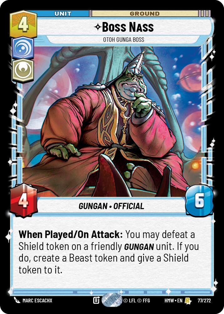 Boss Nass - Otoh Gunga Boss, Homeworlds 77/272