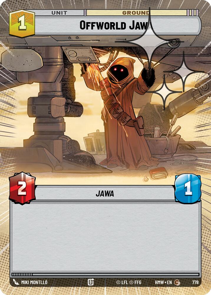 Offworld Jawa (Hyperspace Foil), Homeworlds 778