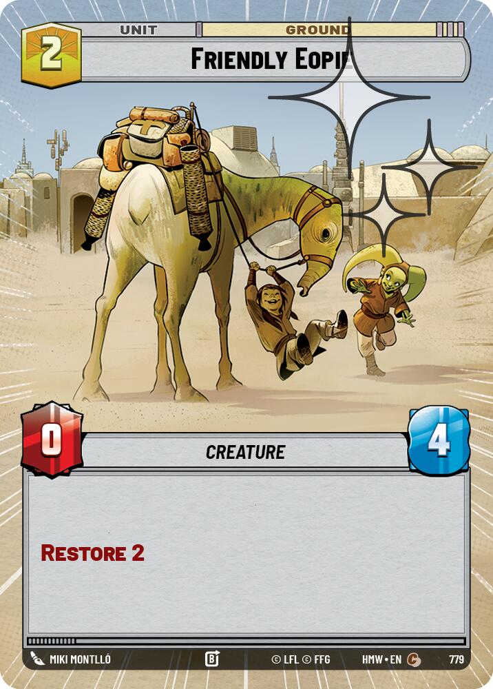 Friendly Eopie (Hyperspace Foil), Homeworlds 779