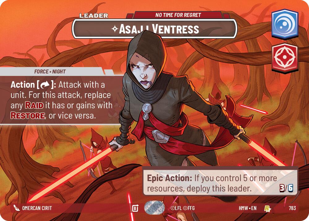 Asajj Ventress - No Time For Regret (Showcase), Homeworlds 783