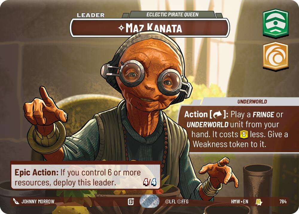Maz Kanata - Eclectic Pirate Queen (Showcase), Homeworlds 784