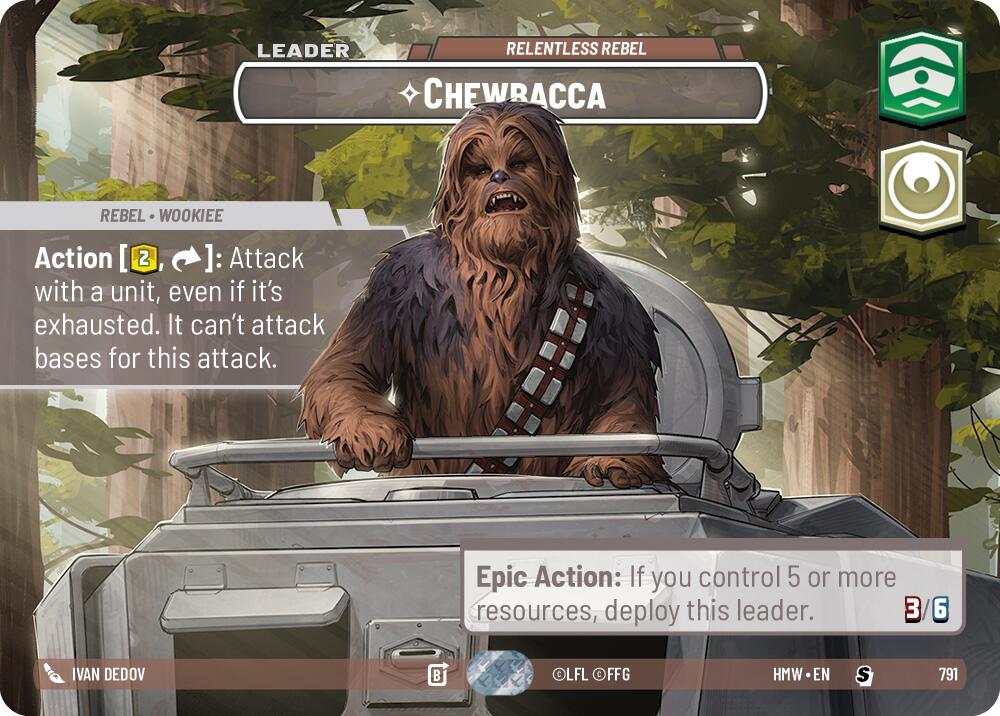 Chewbacca - Relentless Rebel (Showcase), Homeworlds 791