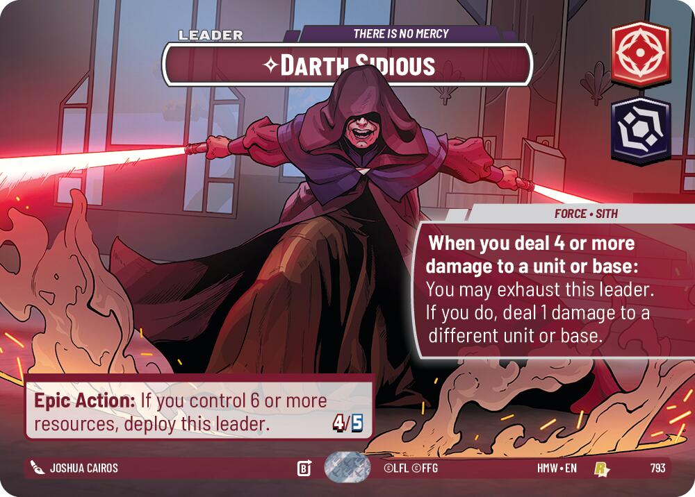 Darth Sidious - There Is No Mercy (Showcase), Homeworlds 793