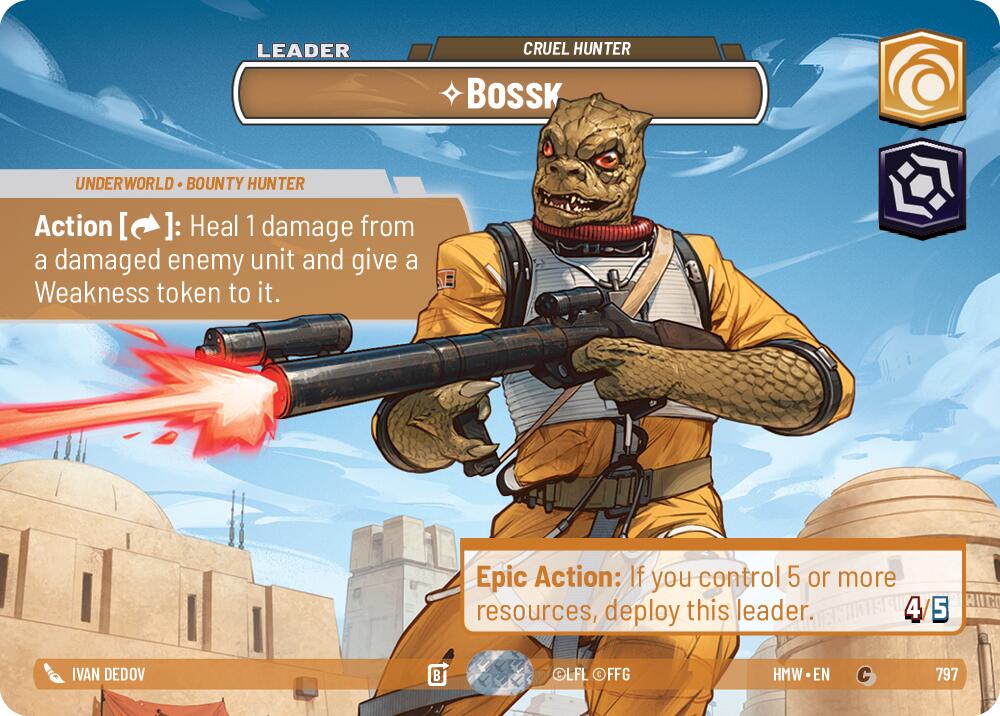 Bossk - Cruel Hunter (Showcase), Homeworlds 797