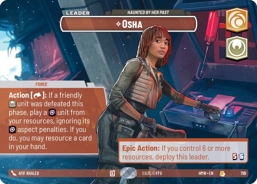 Osha - Haunted By Her Past (Showcase), Homeworlds 799