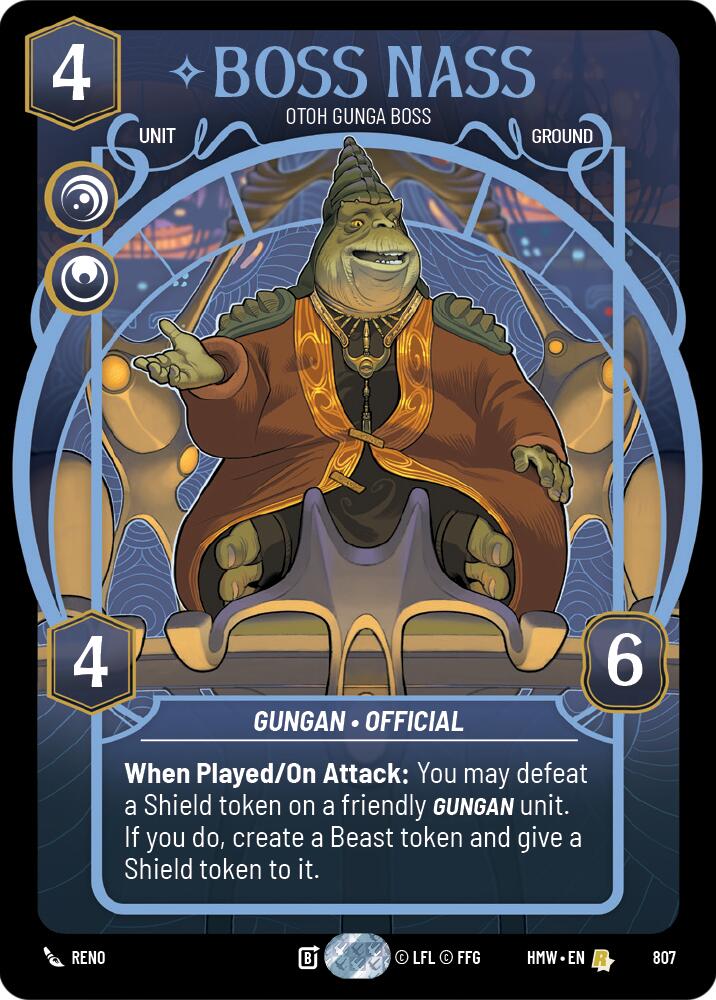 Boss Nass - Otoh Gunga Boss (Prestige), Homeworlds 807