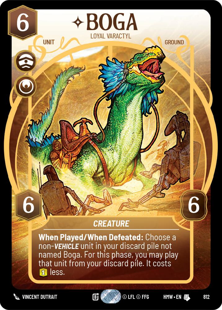Boga - Loyal Varactyl (Prestige), Homeworlds 812
