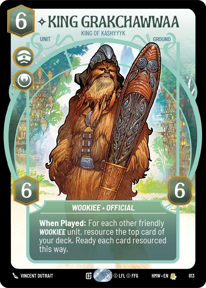 King Grakchawwaa - King of Kashyyyk (Prestige), Homeworlds 813