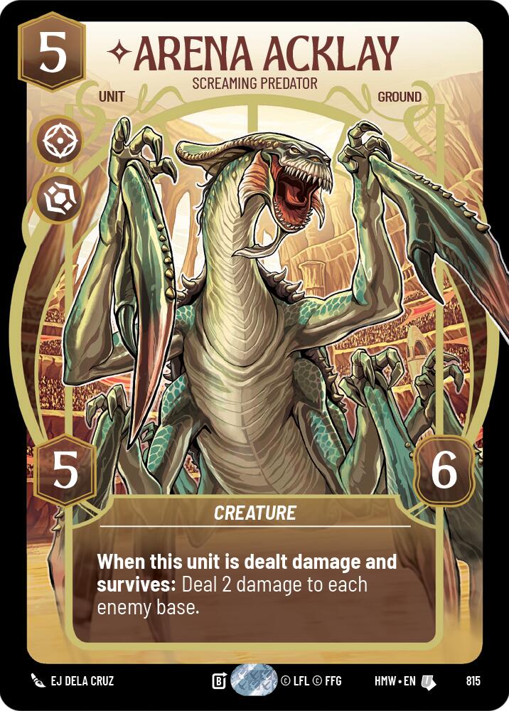 Arena Acklay - Screaming Predator (Prestige), Homeworlds 815
