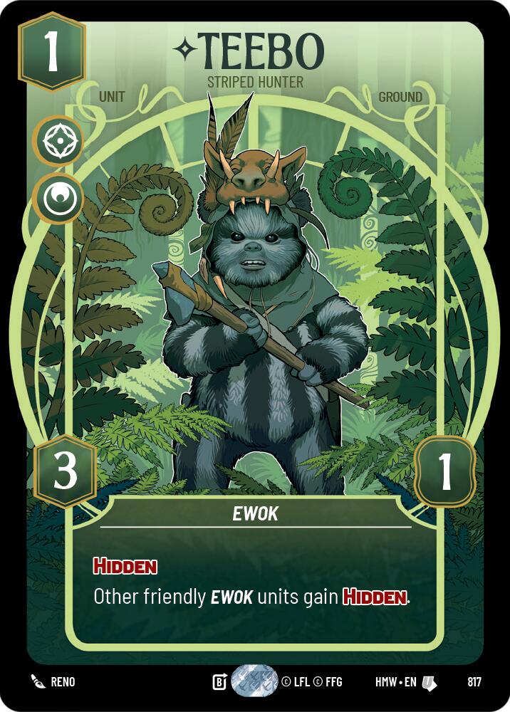 Teebo - Striped Hunter (Prestige), Homeworlds 817
