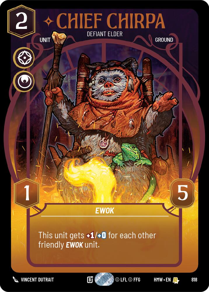 Chief Chirpa - Defiant Elder (Prestige), Homeworlds 818