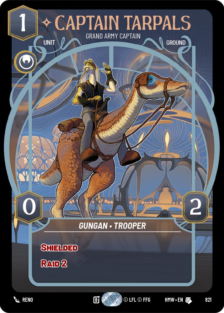 Captain Tarpals - Grand Army Captain (Prestige), Homeworlds 821