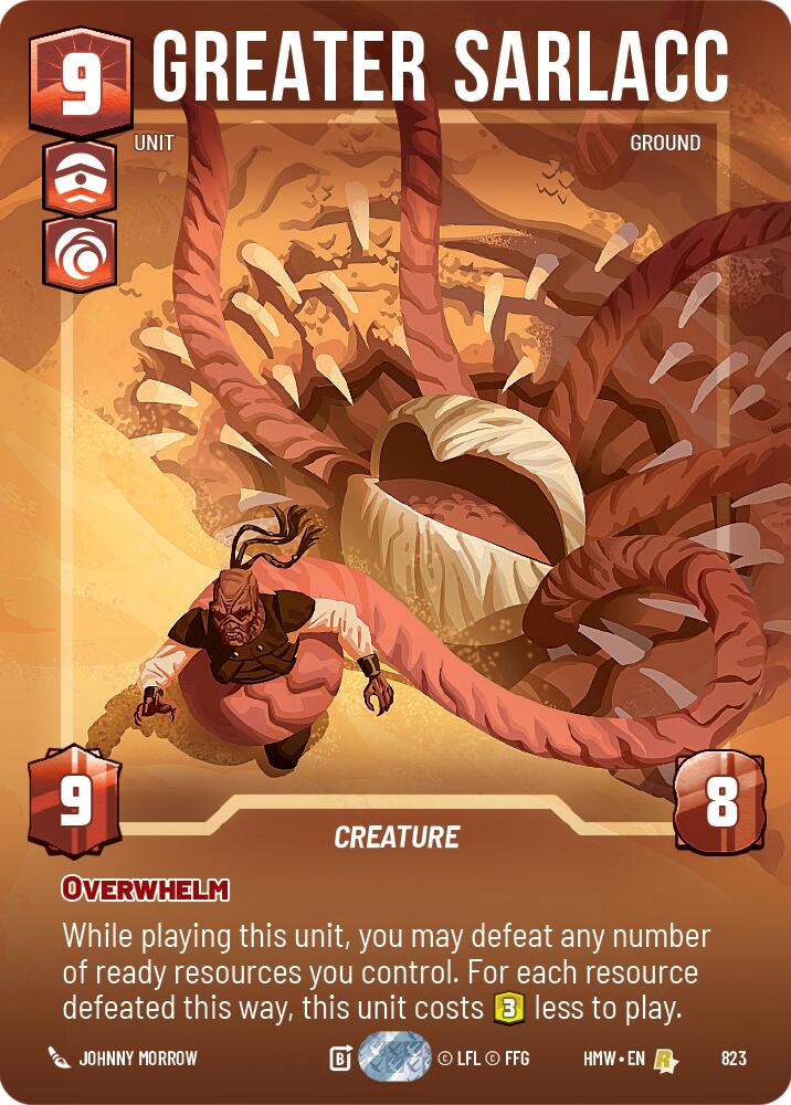 Greater Sarlacc (Prestige), Homeworlds 823