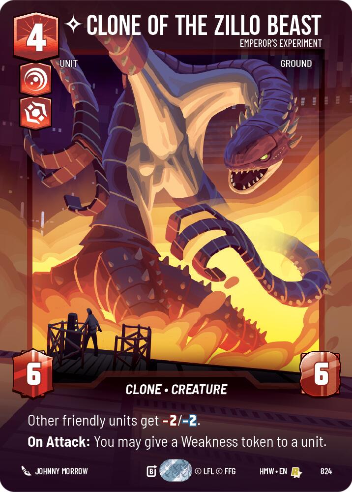 Clone of the Zillo Beast - Emperor's Experiment (Prestige), Homeworlds 824