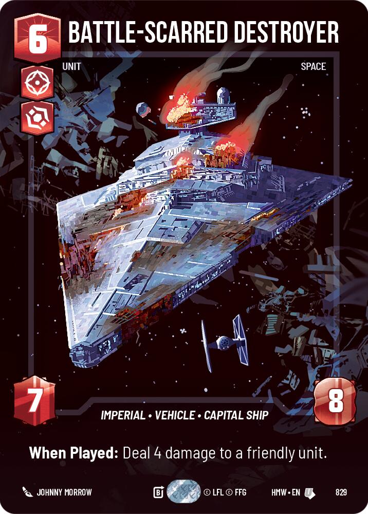 Battle-Scarred Destroyer (Prestige), Homeworlds 829