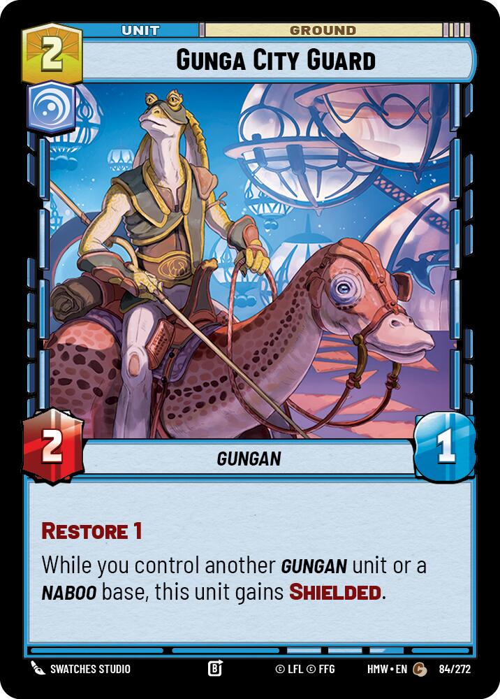 Gunga City Guard, Homeworlds 84/272