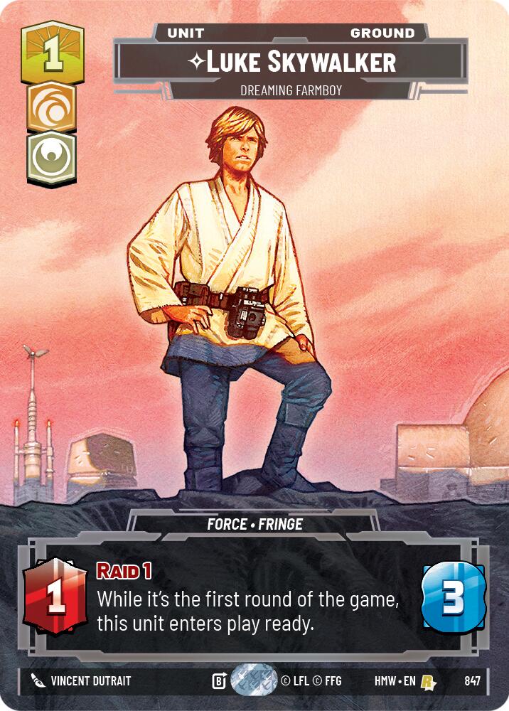 Luke Skywalker - Dreaming Farmboy (Prestige), Homeworlds 847