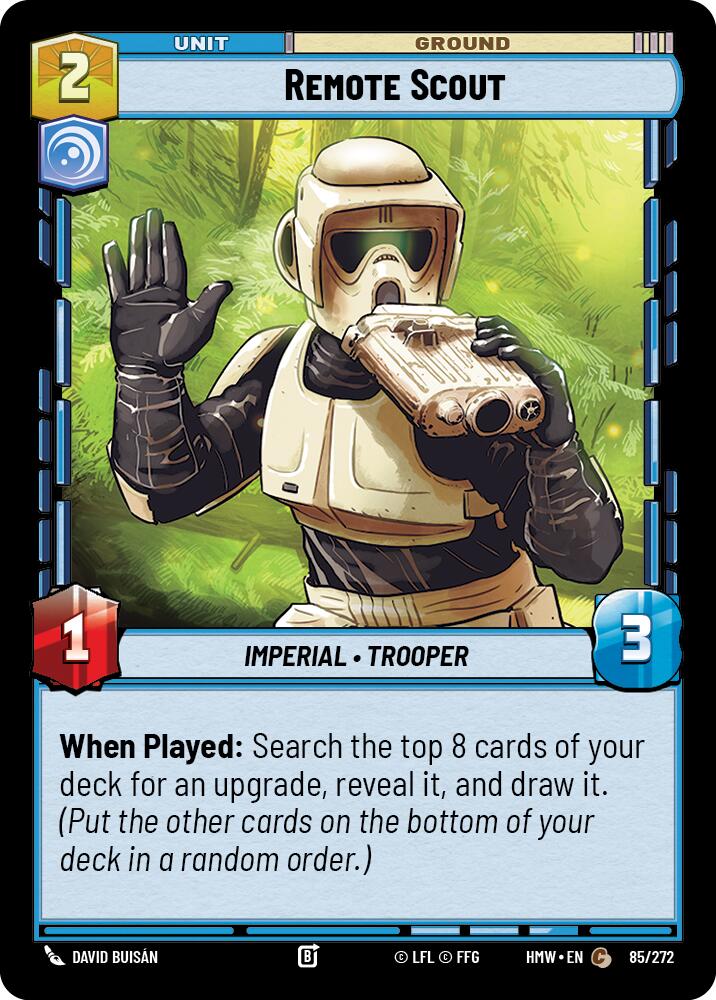 Remote Scout, Homeworlds 85/272