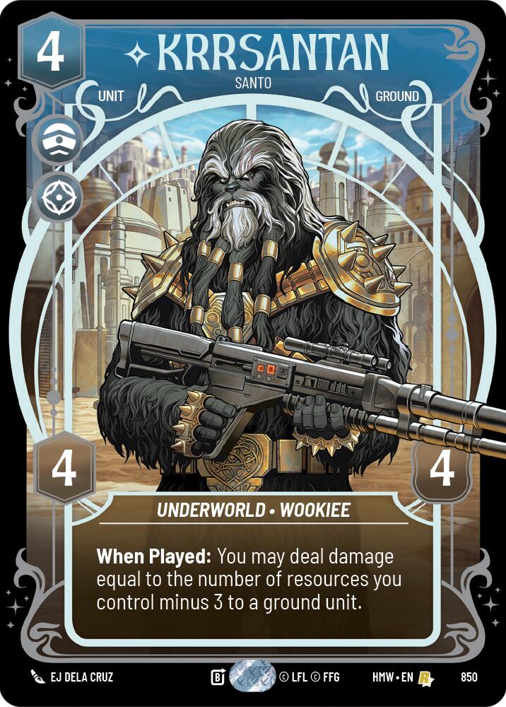 Krrsantan - Santo (Prestige Foil), Homeworlds 850
