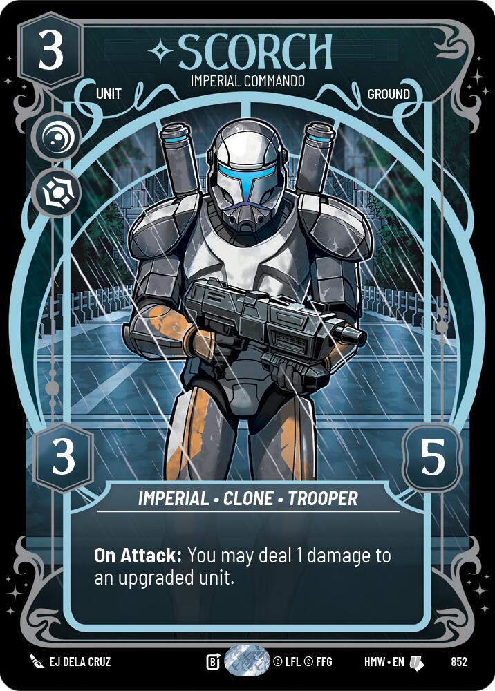 Scorch - Imperial Commando (Prestige Foil), Homeworlds 852